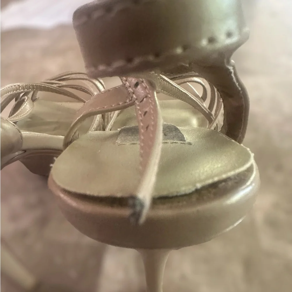 Dyeables Nude High Heels - Womens Size 8M - Nude - 5” - Taupe